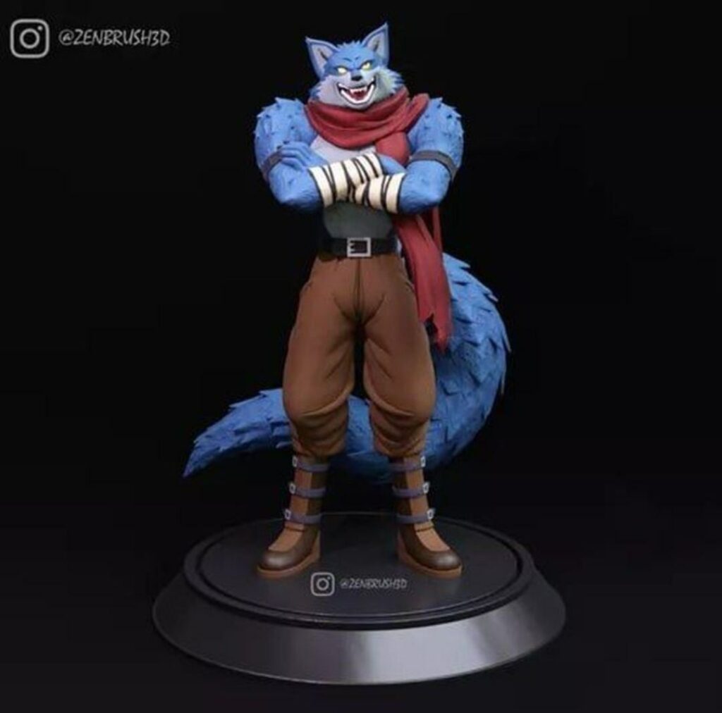 3d sandra bergamo dragon ball super