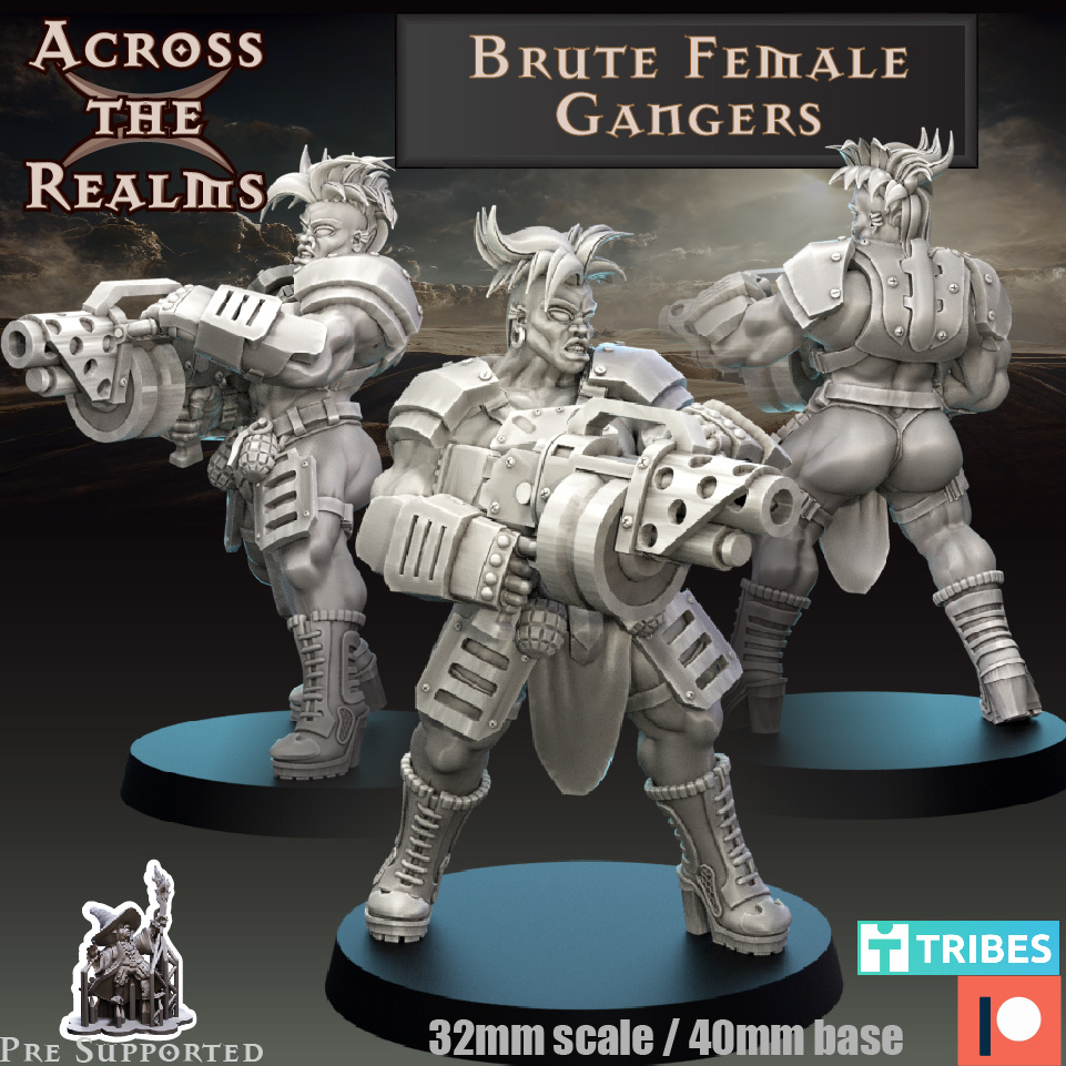 Across The Realms Brute Female Gangers 2