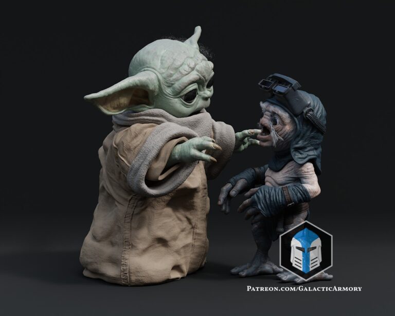 babu and grogu – pose 2