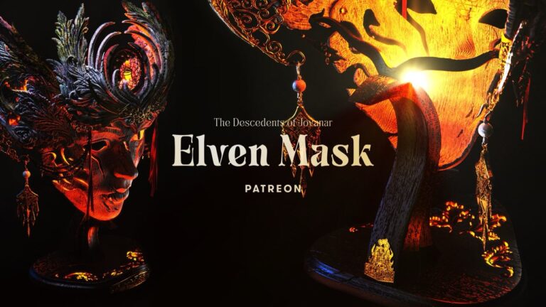 black forge elven mask