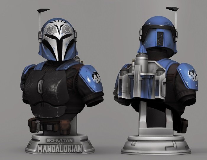 bo katan the mandalorian bust