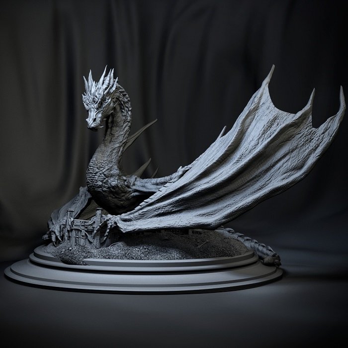 ca 3d studios – smaug (the hobbit)
