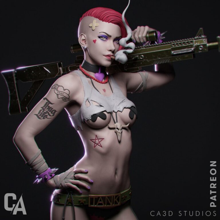 Ca 3d Studios Tank Girl 768x768