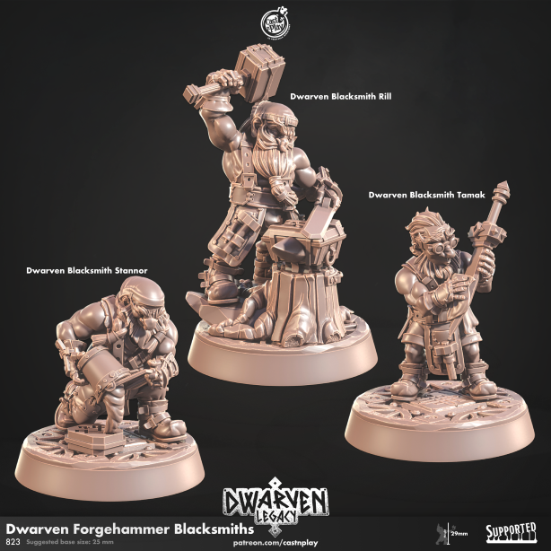 cast n play 823 dwarven forgehammer blacksmiths