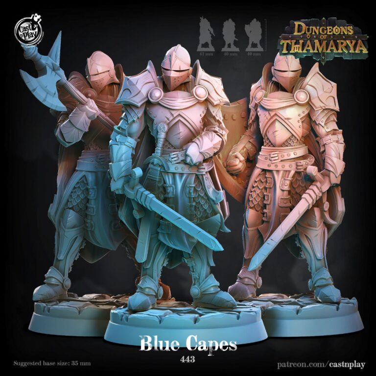cast n play blue capes