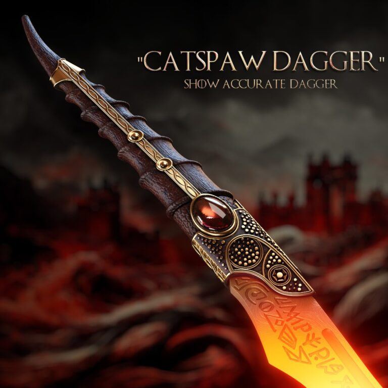 catspaw dagger show accurate dagger house of the dragon game of thrones