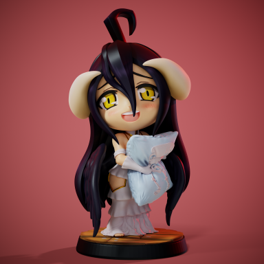 chibi albedo