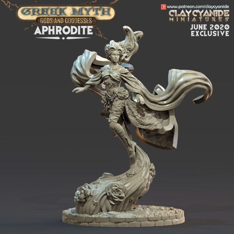 clay cyanide miniatures aphrodite