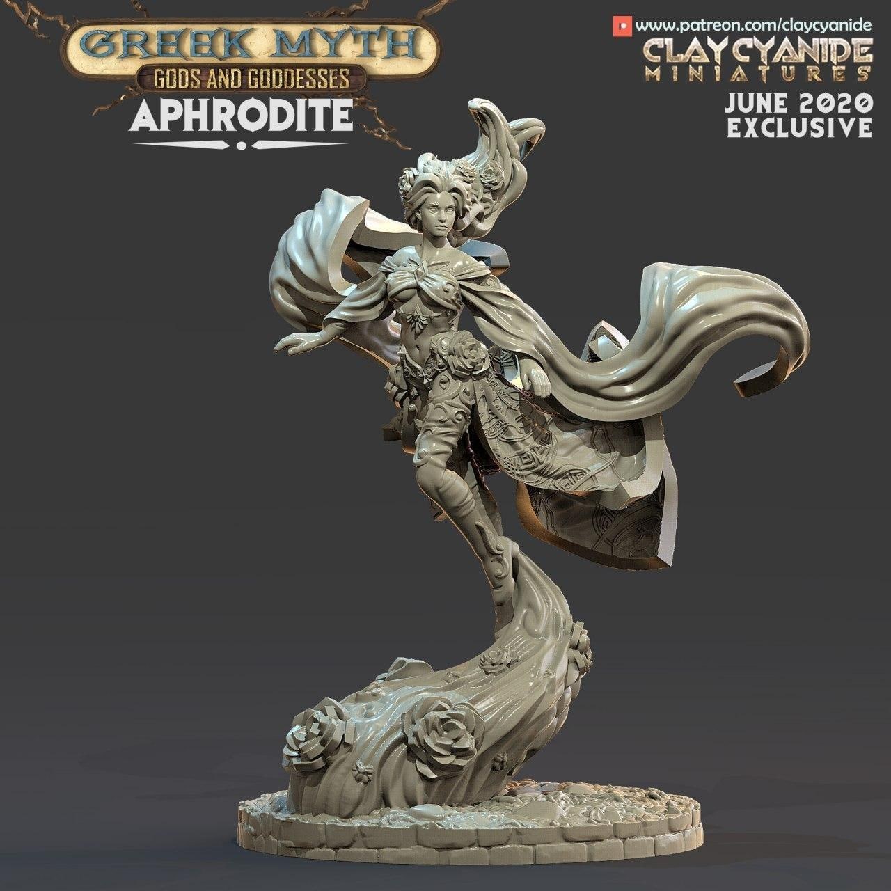 clay cyanide miniatures aphrodite