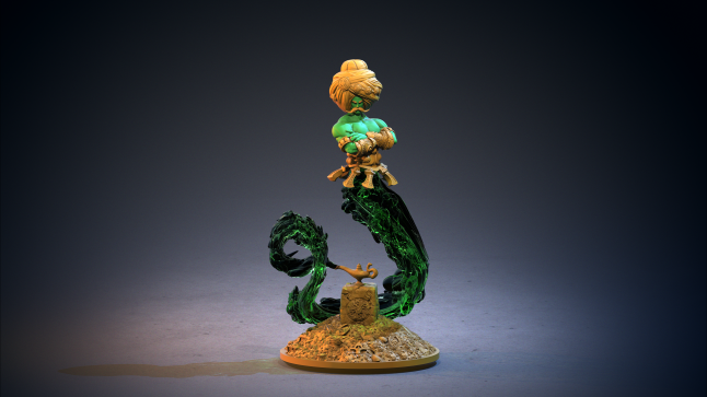 clay cyanide miniatures djinn2