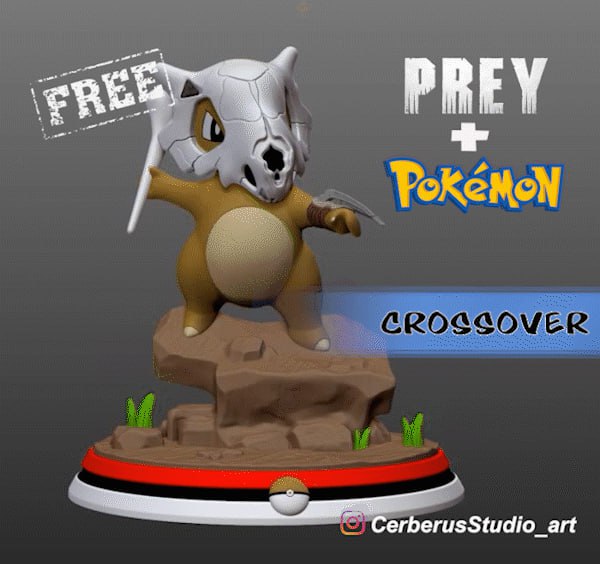 cubone prey crossover pokemon