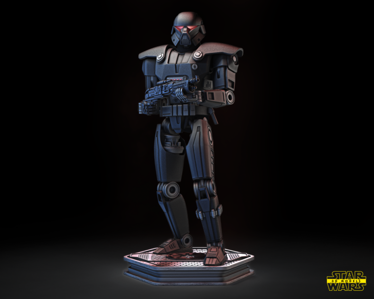 dark trooper sculpture – star wars