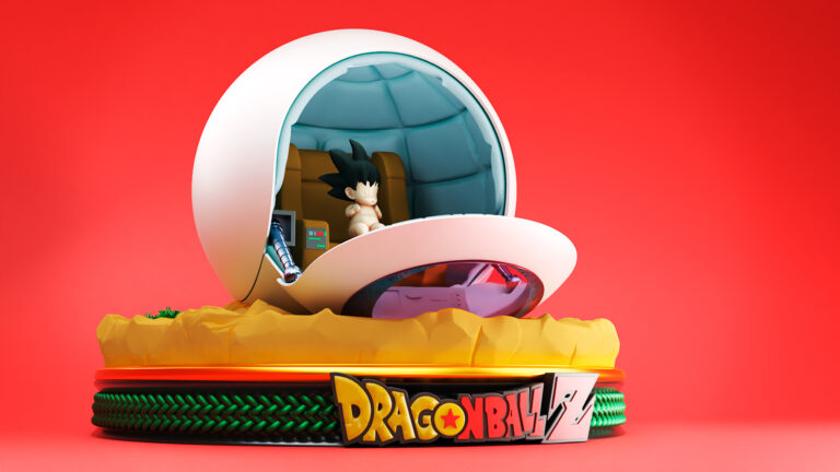 dragon ball baby goku capsula (3dragon ball z)