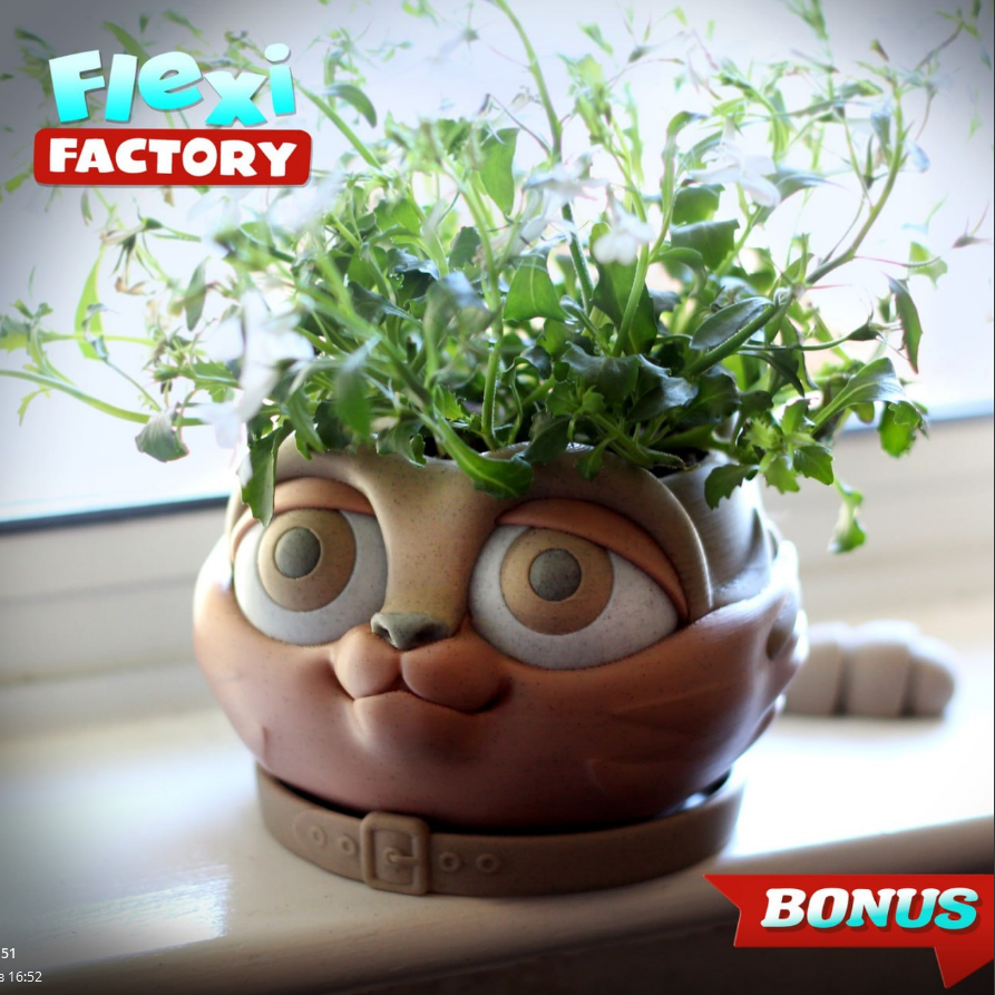 flexi factory cat planter tray