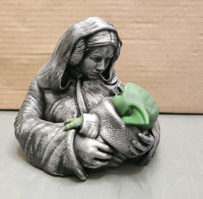 hex3d – leia and grogu