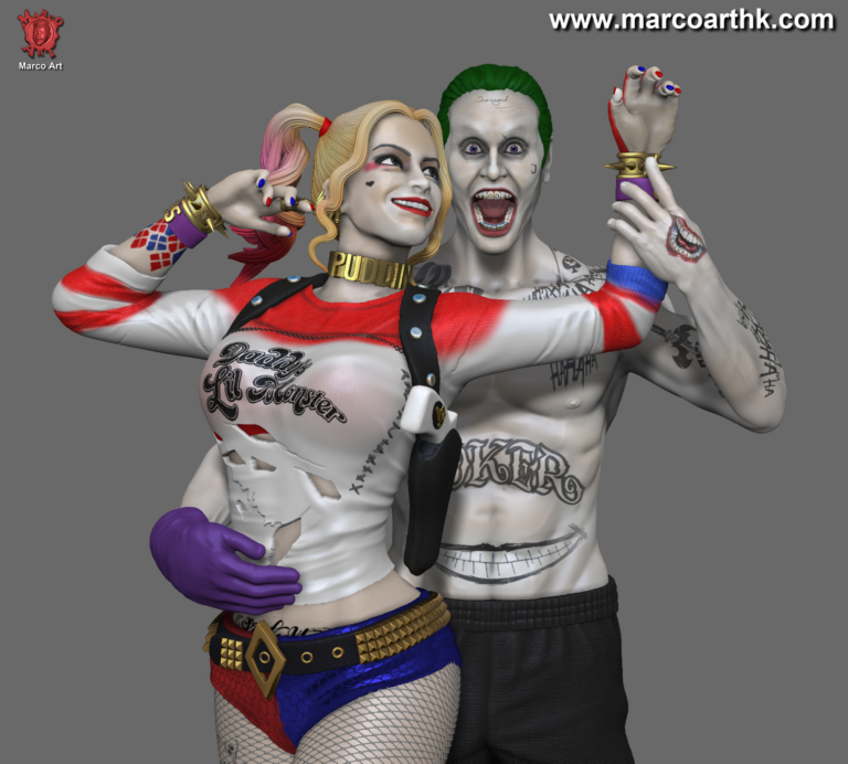 Marco Art Joker And Harley 768x692