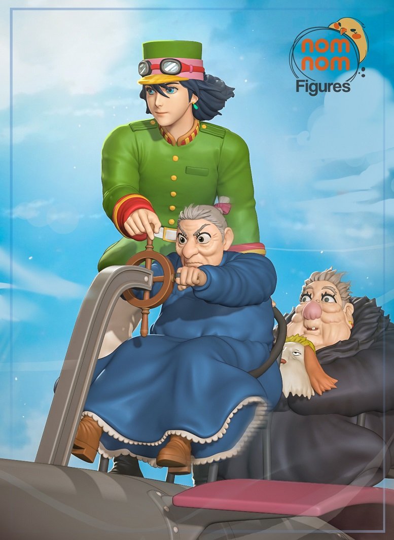 nomnom figures – howl moving castle