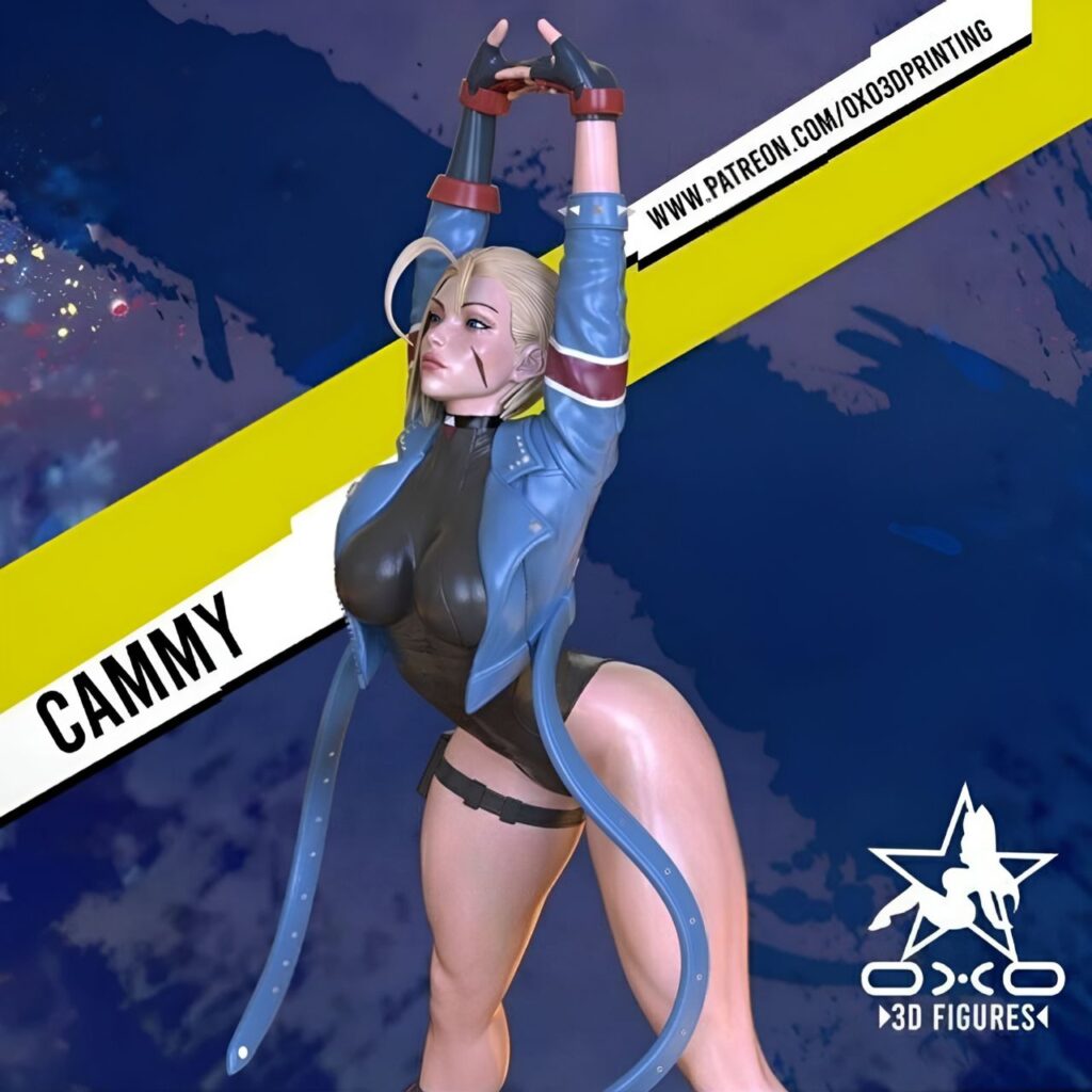 OXO3D Cammy From Street Fighter 1024x1024