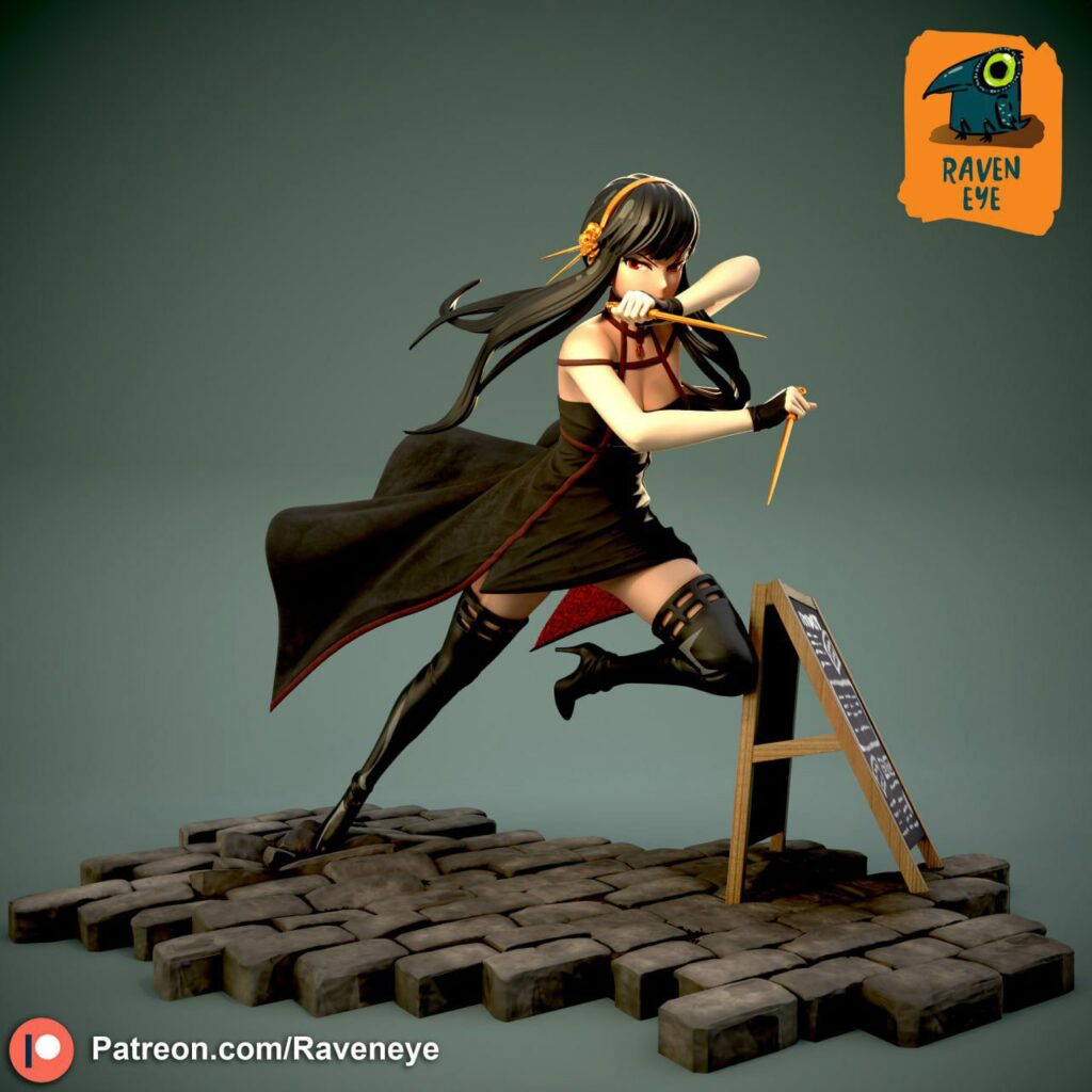 Raven Eye Yor Forger Spy X Family 1024x1024