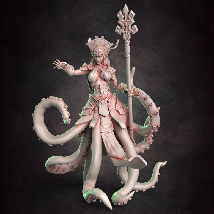 red clay collectibles – cecaelia wizard