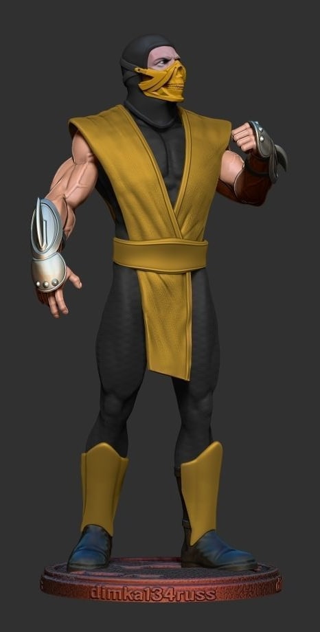 scorpion and sub zero – mortal kombat (2)