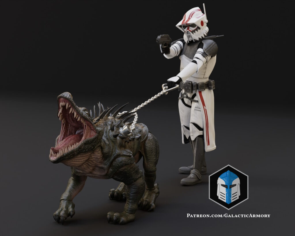 sergeant hound and grizzer figurine