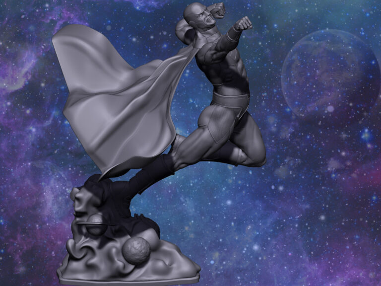 space ghost statue