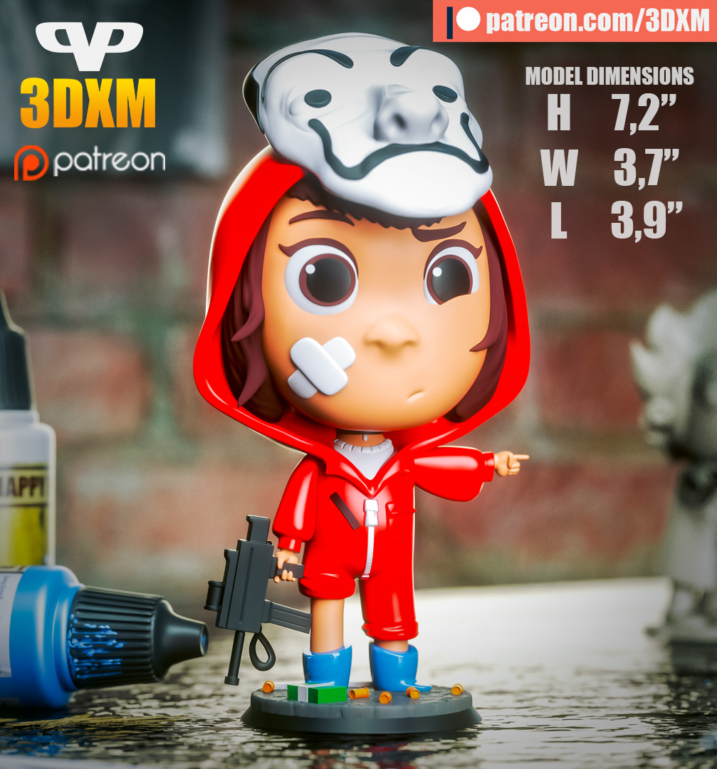 tokyo chibi money heist