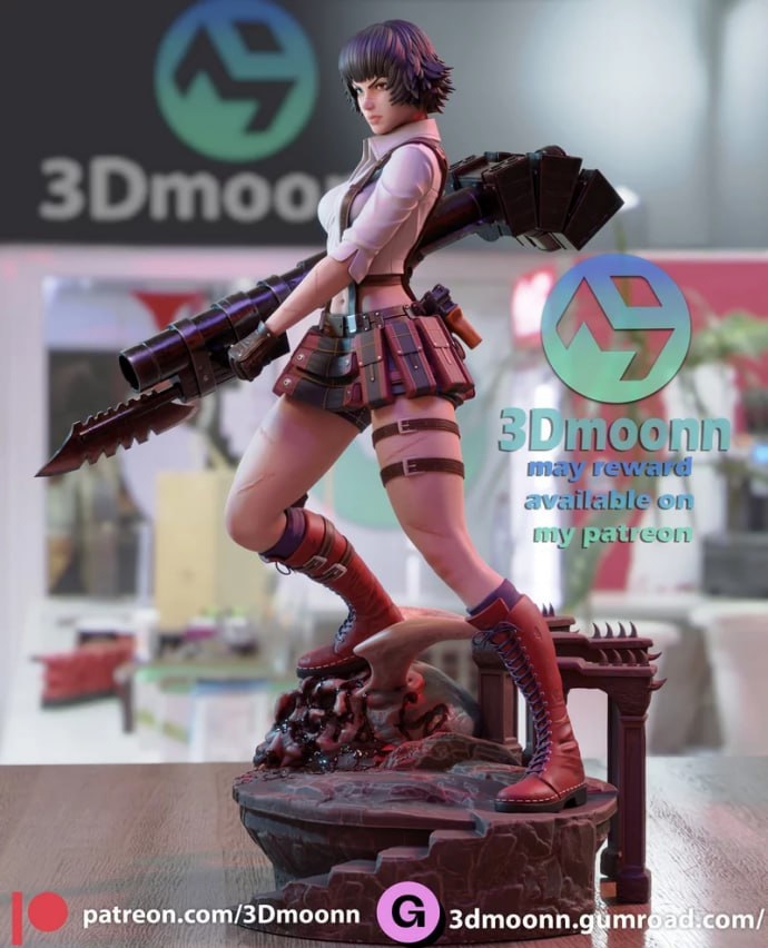 3dmoonn lady devil may cry 3