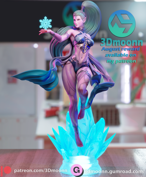 3dmoonn shiva final fantasy01