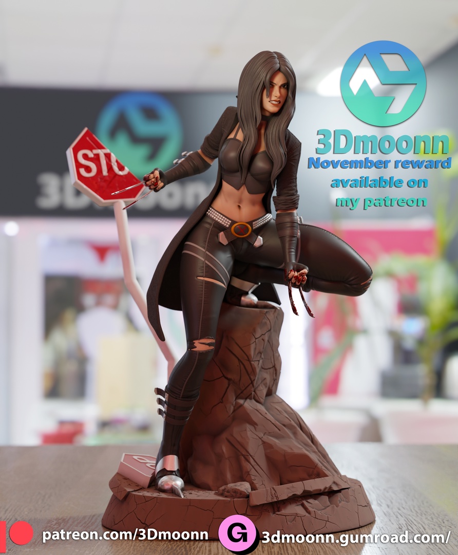 3dmoonn x 23 bust nsfw