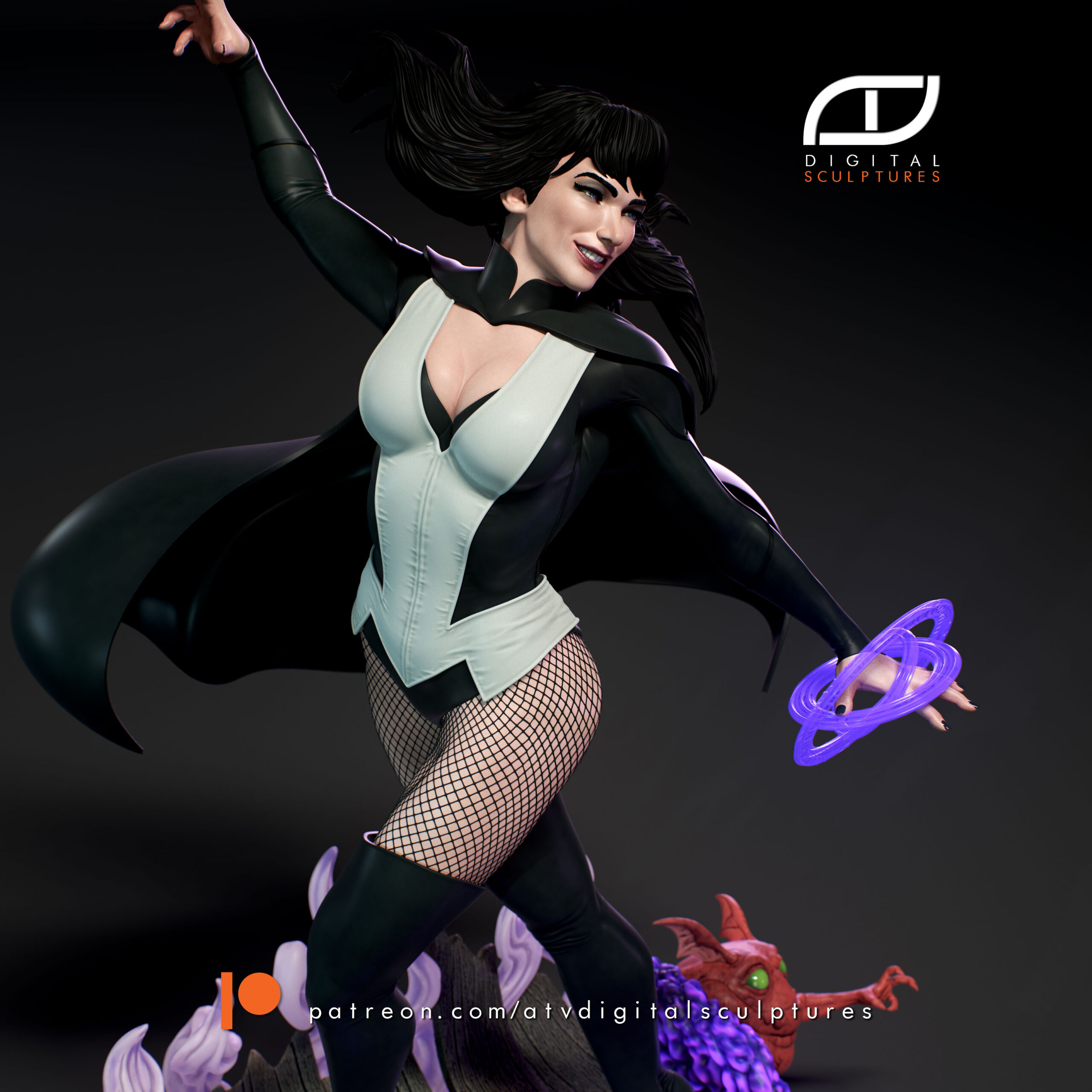 atv digital sculptures zatanna 5