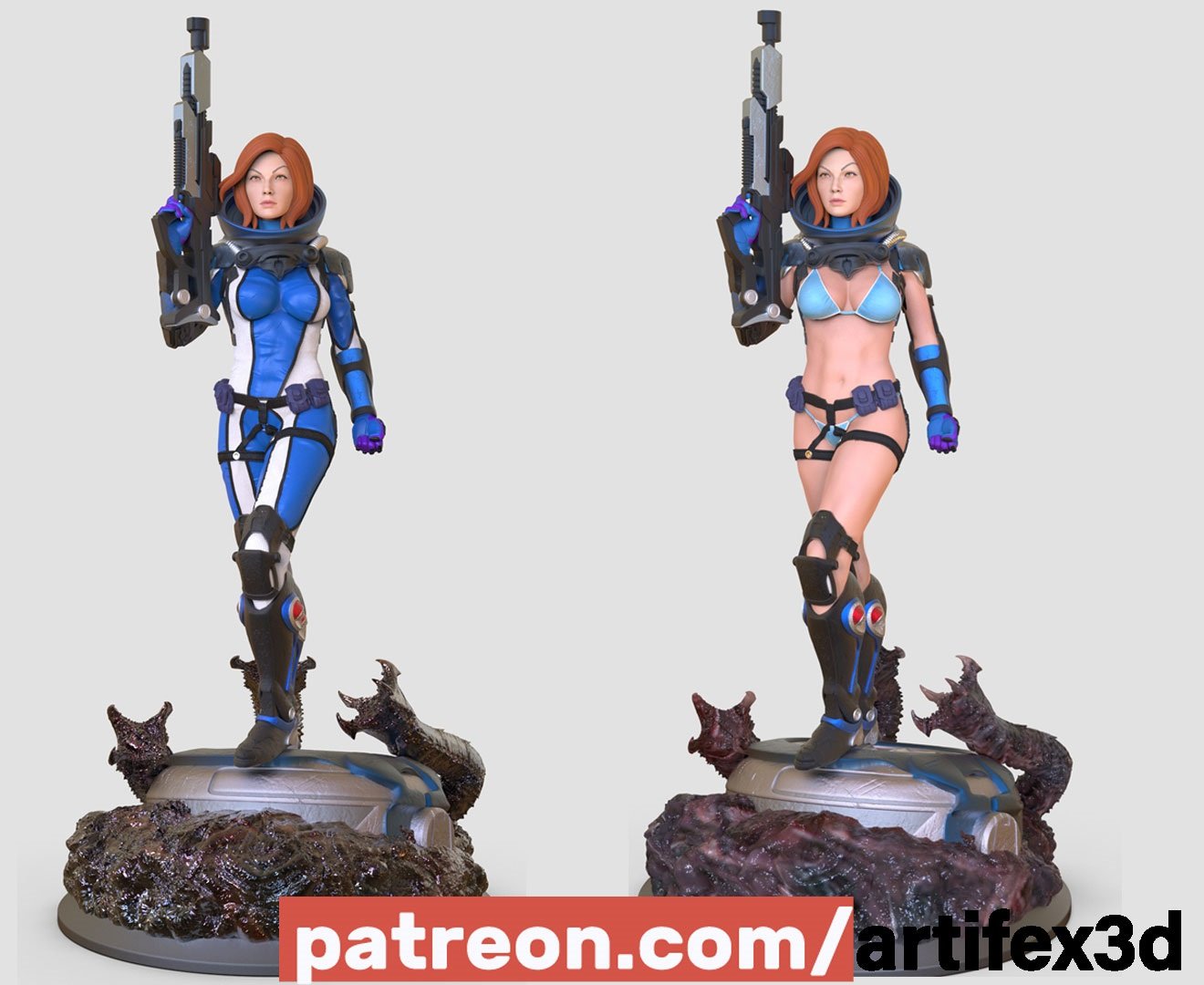 artifex3d space warrior nsfw version