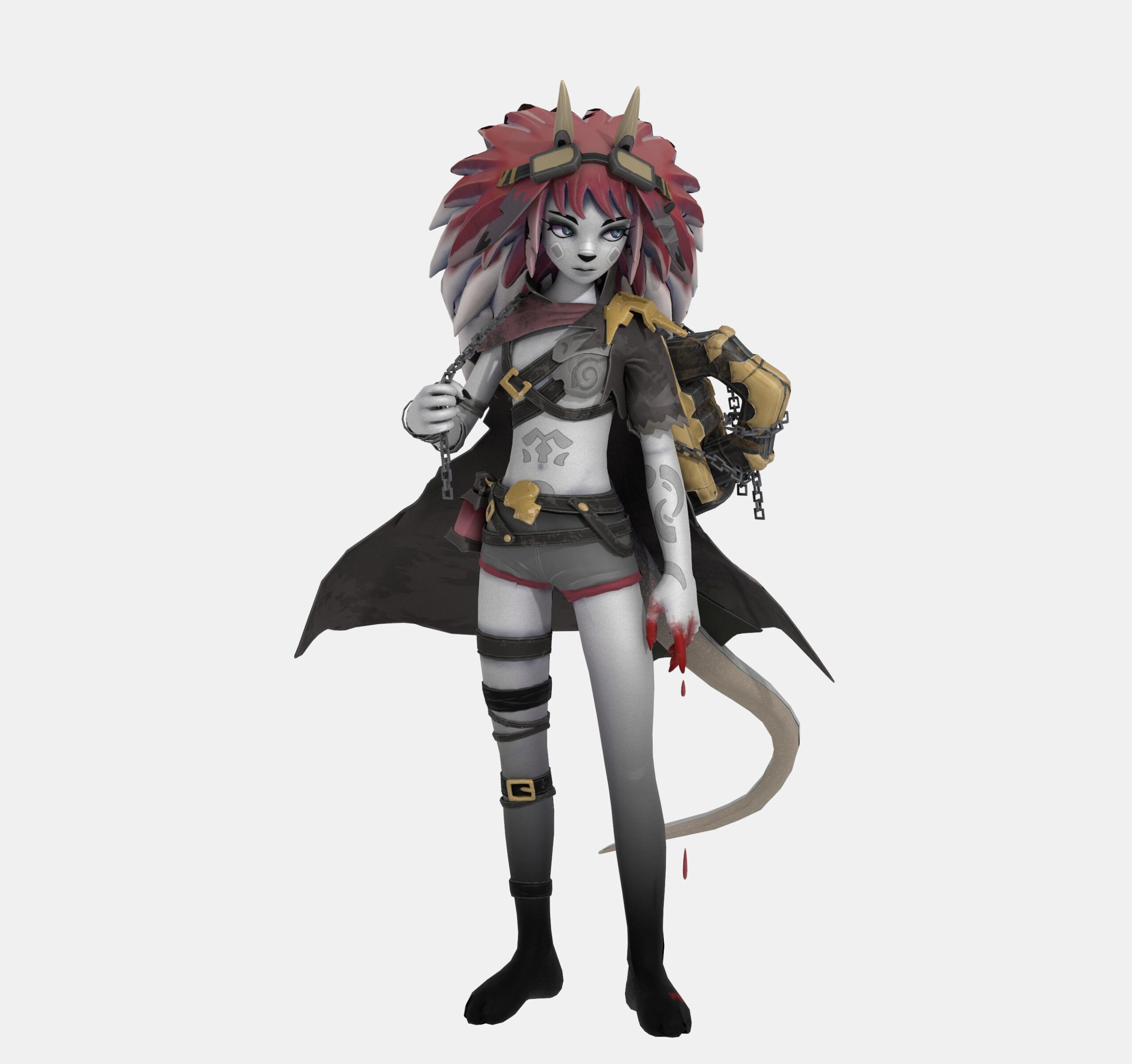 artstation challenge dragon girl