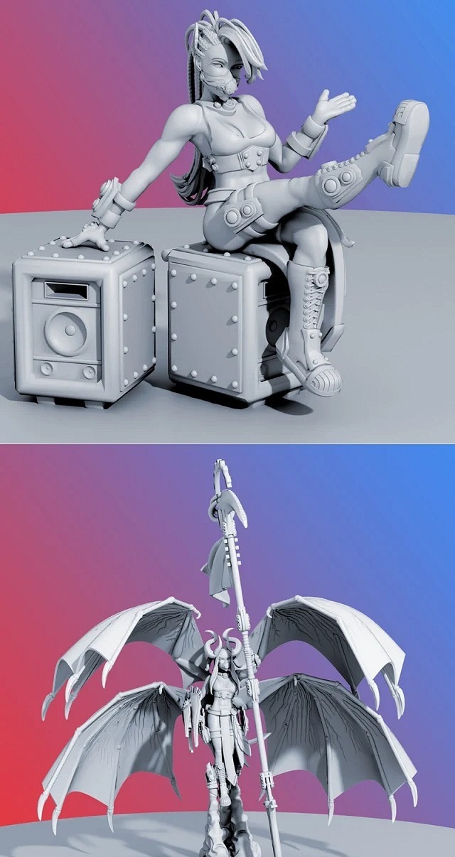 aurora vanguard pin up 0002 and demon(1)