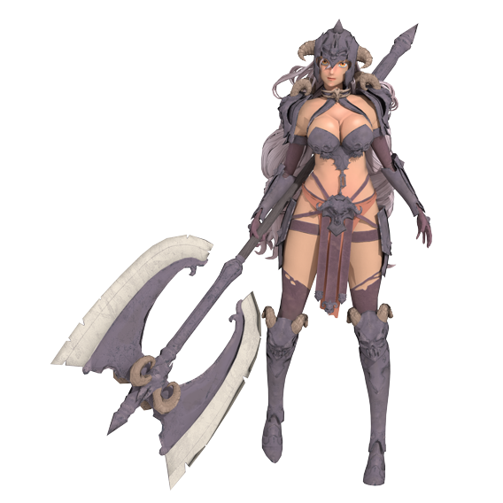 axe warrior female 20