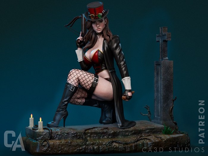 ca 3d studios liesel van helsing + nsfw version 2