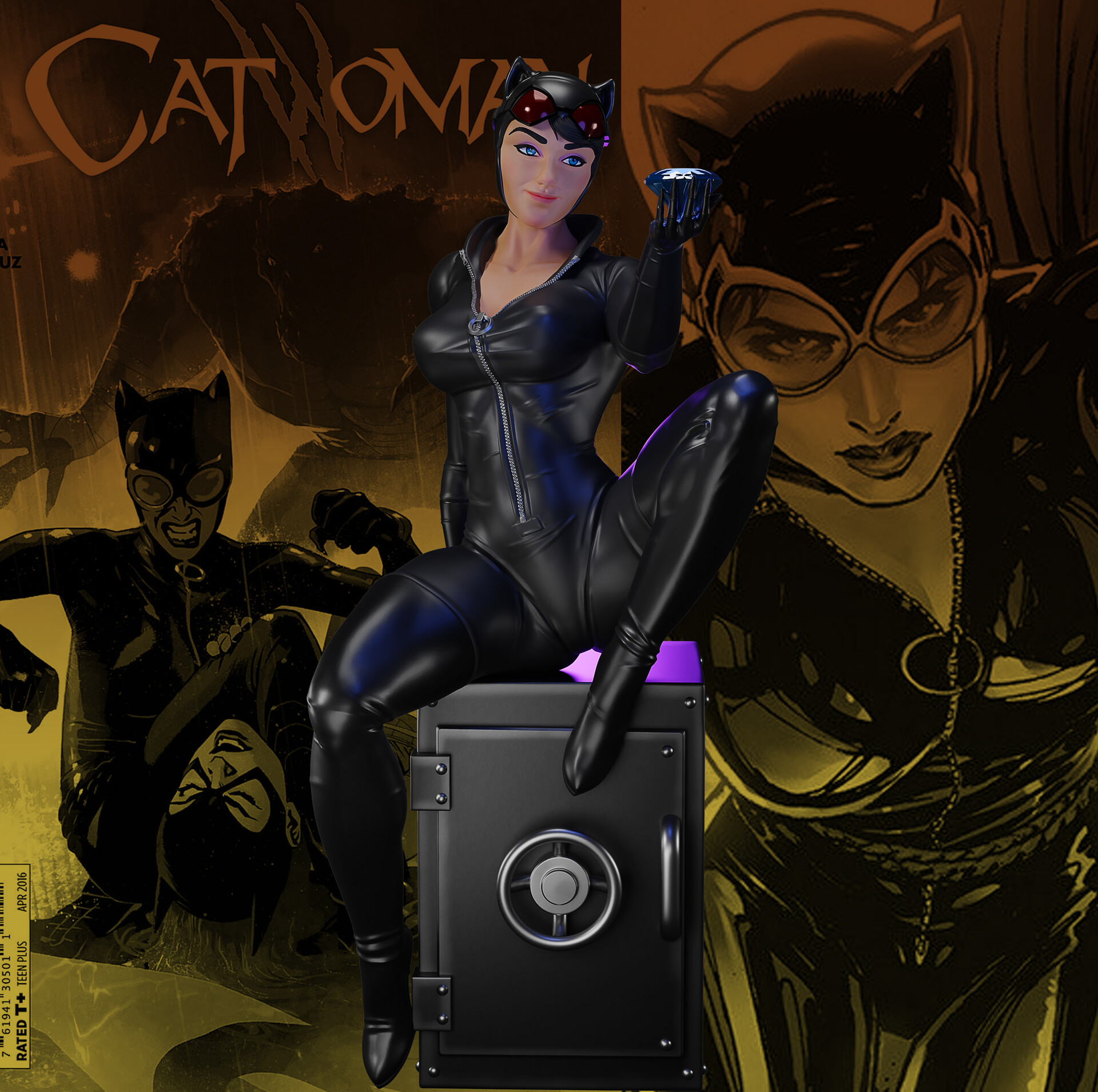 catwoman by gabriel meyer 1