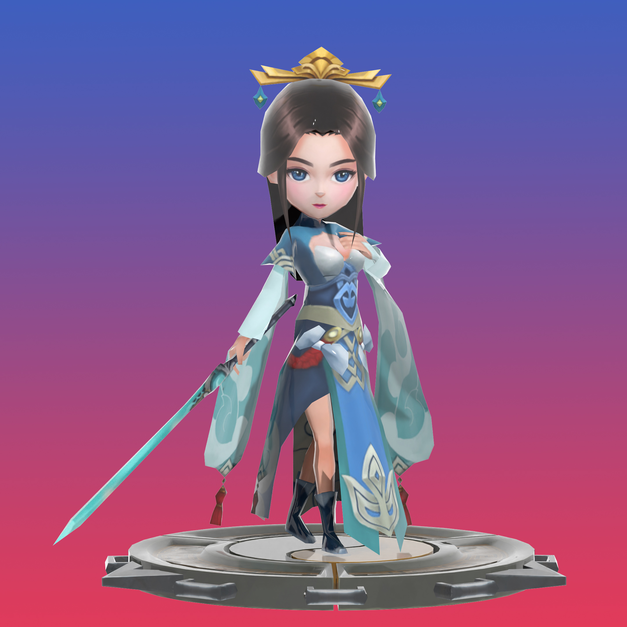 chu chi nhuoc and birthday dress