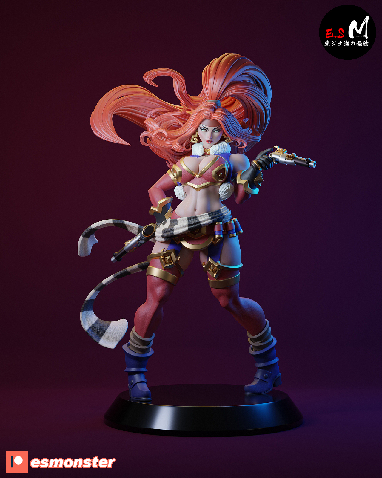 e.s monster red monika (1)