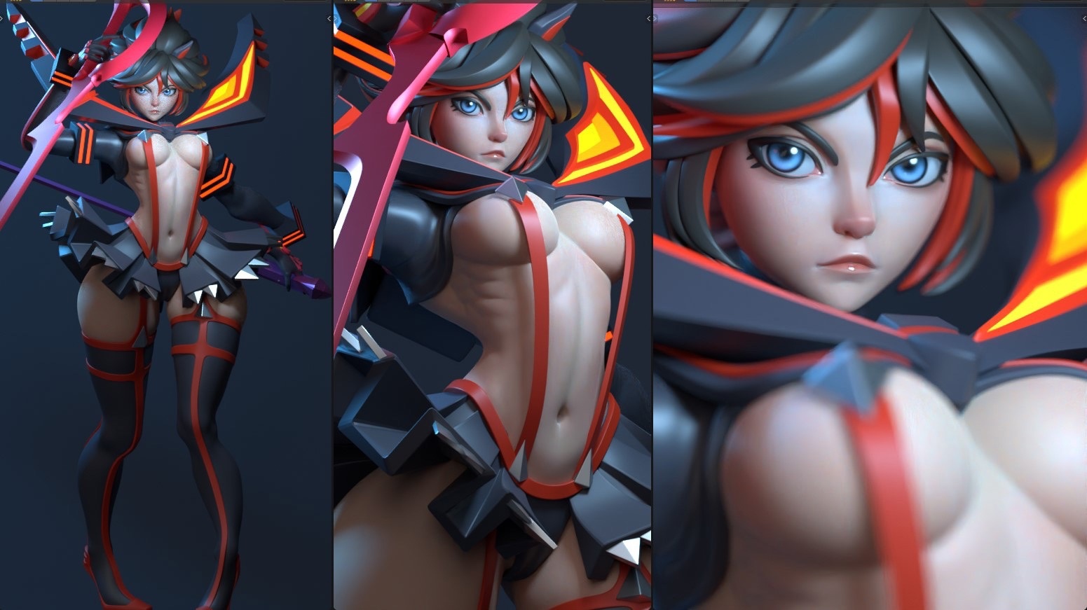 fan ryuko stl