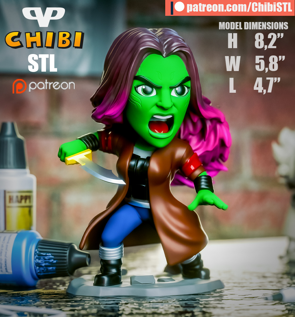 gamora chibi