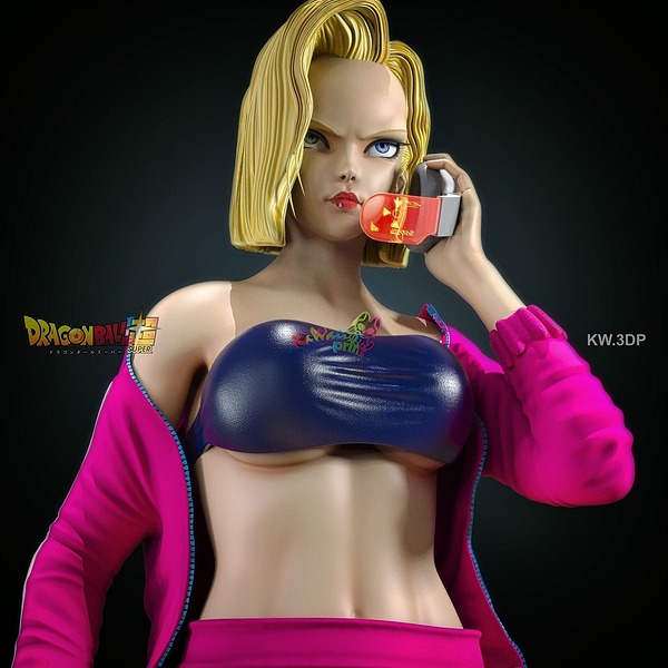 kw3dp – android 18 dbz