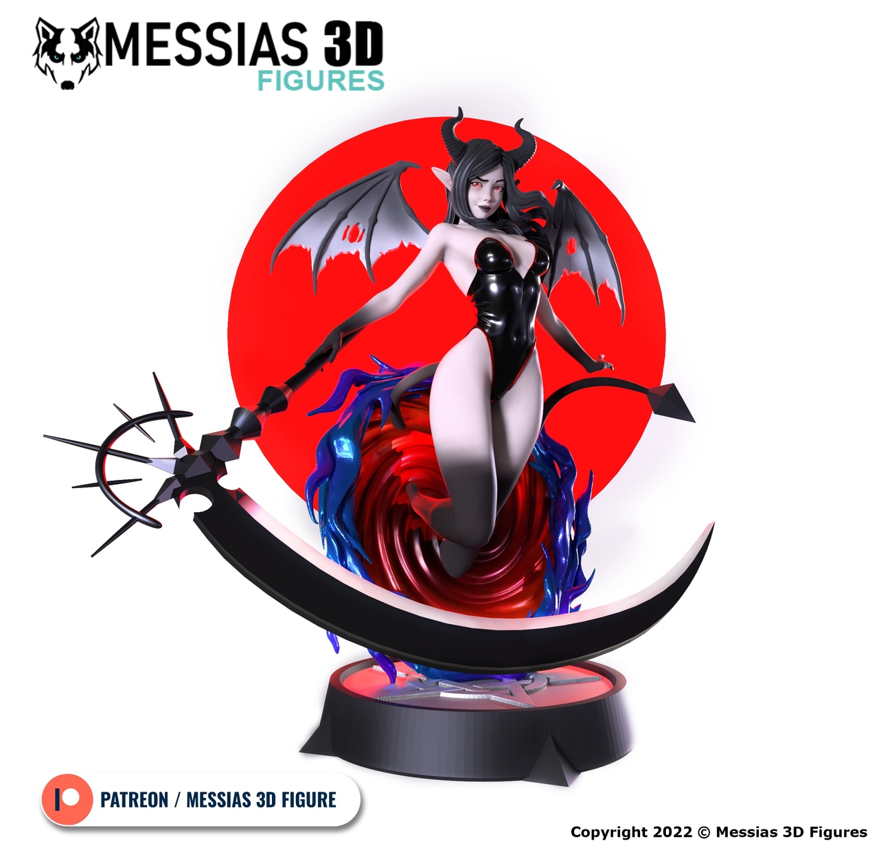 messias 3d figures character sucubus