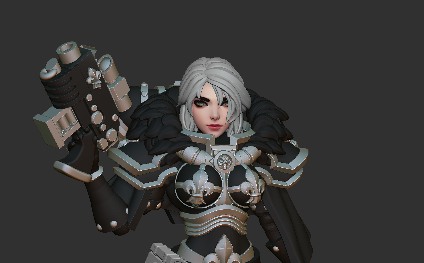 minigames miniatures witcher space nuns anime heads 200