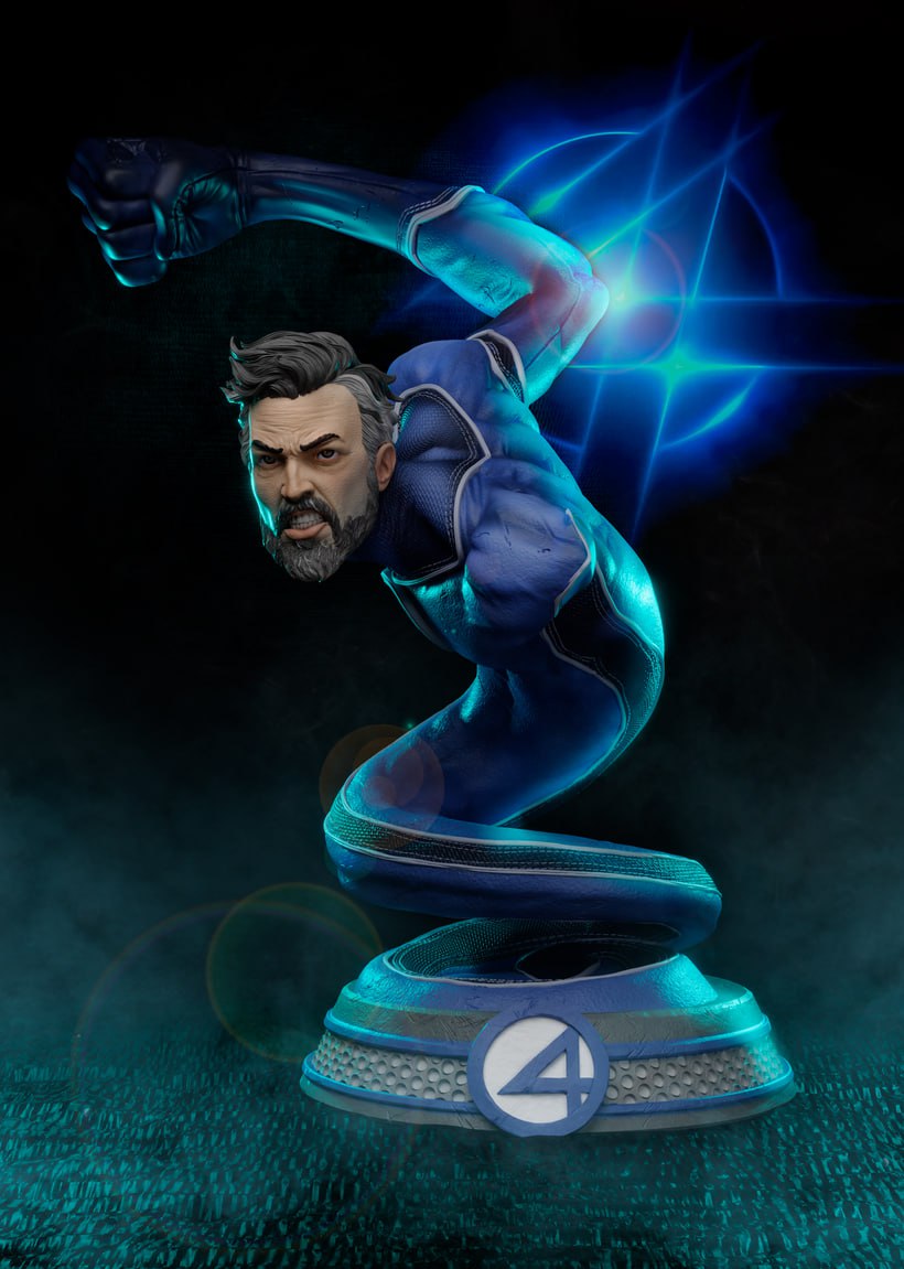 mister fantastic bust