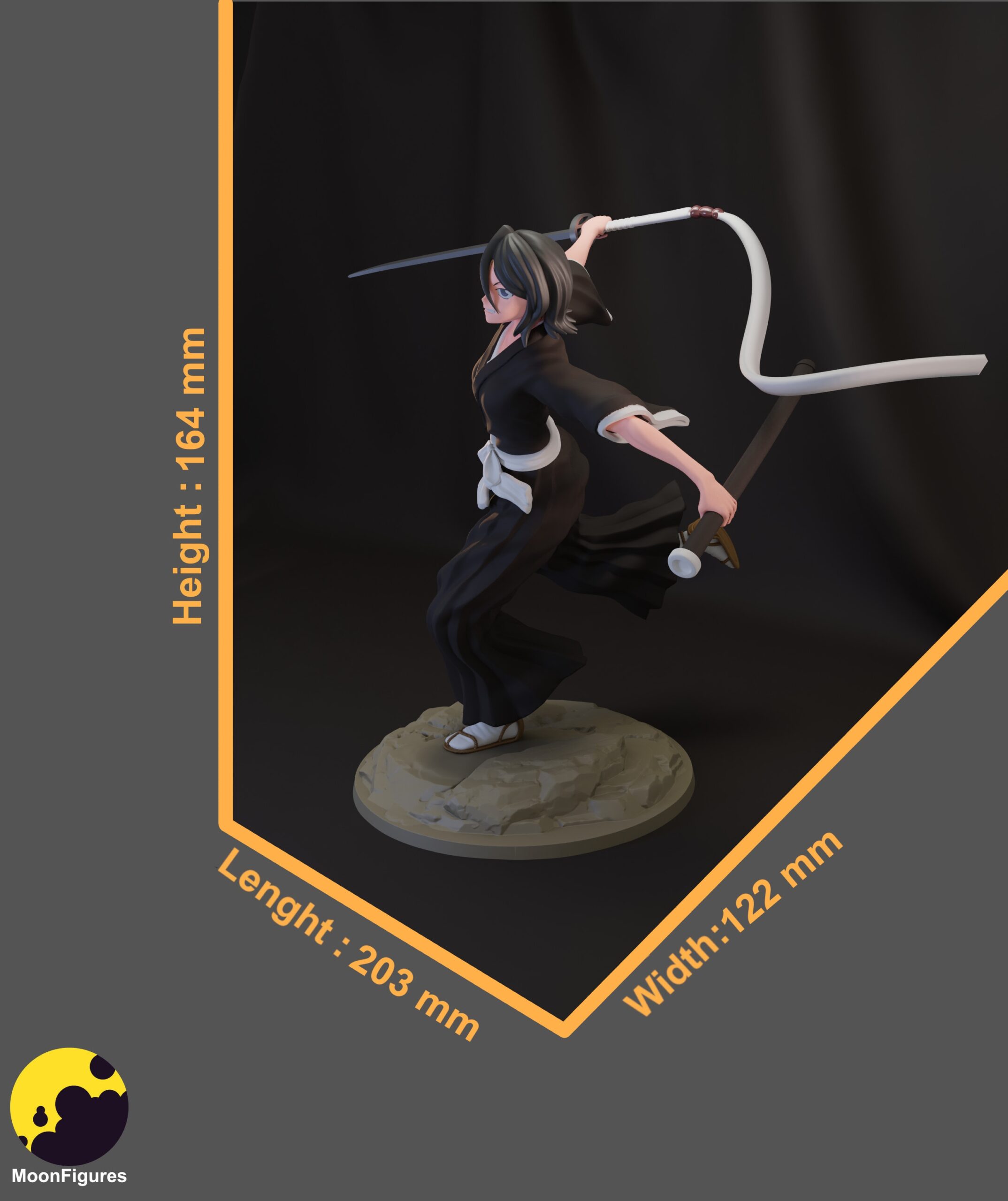 moonfigures rukia kuchiki 3
