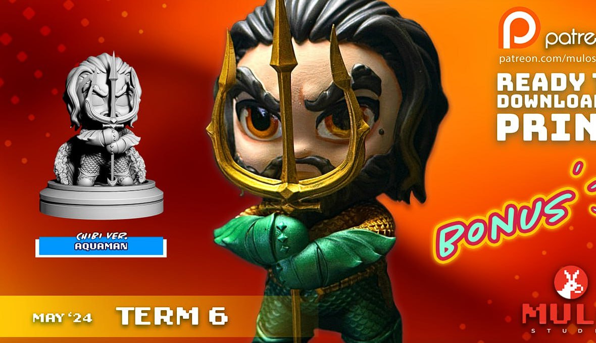 mulo studio chibi aquaman and aquaman