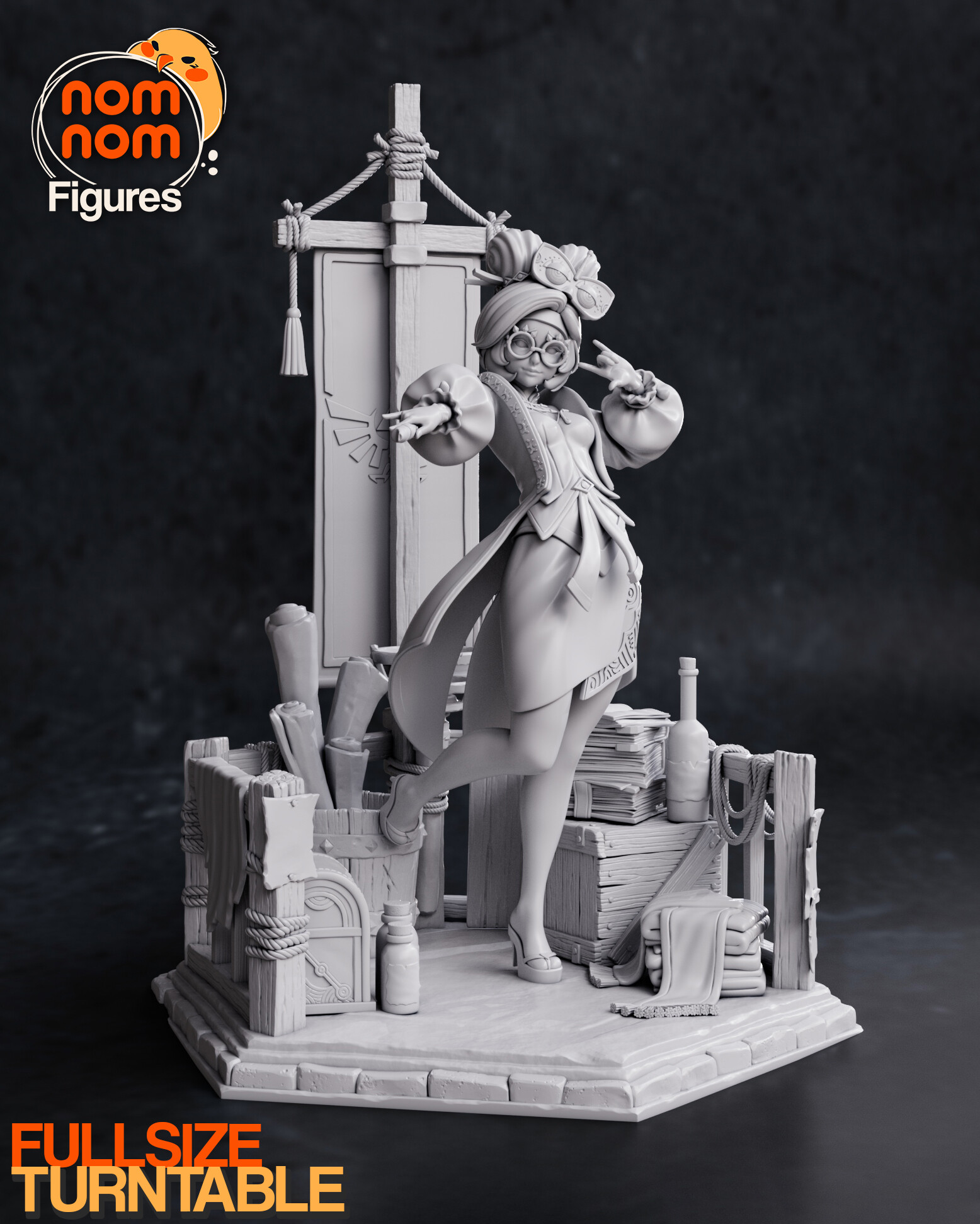 nomnom figures purah from legend of zelda2