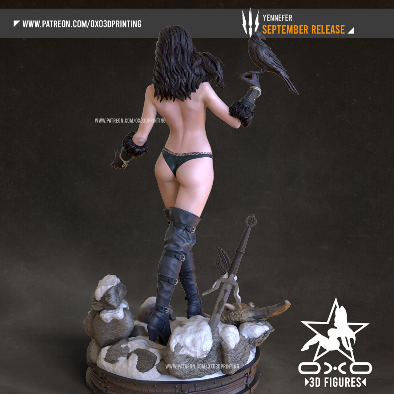 oxo3d yennefer nsfw (2)
